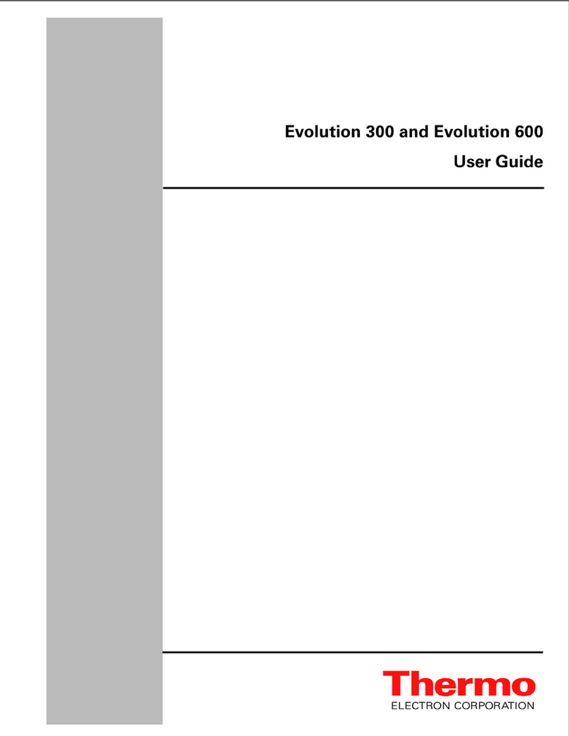 Thermo Electron Evolution 300 User manual
