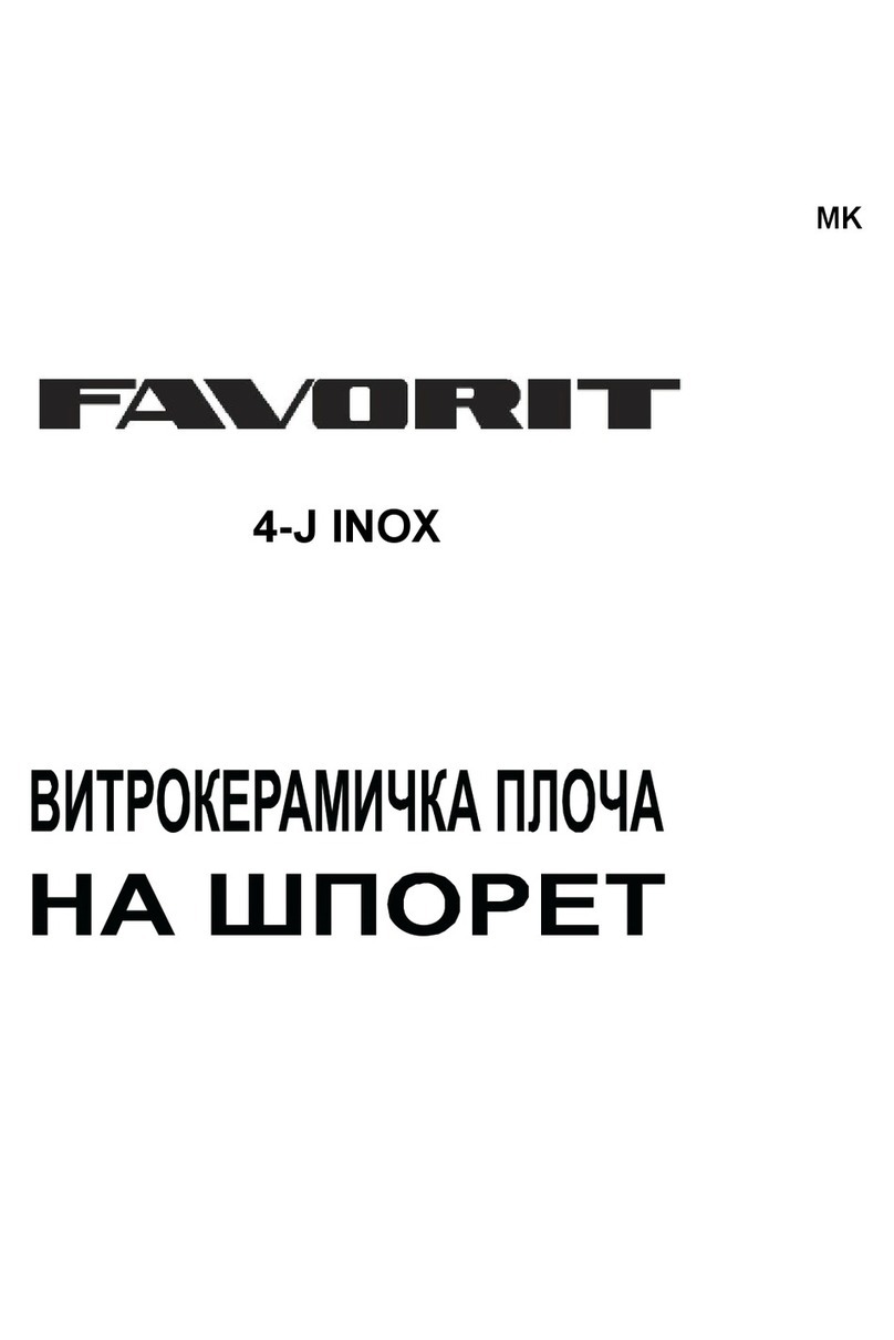 Favor.it 4-J INOX Operating and installation instructions