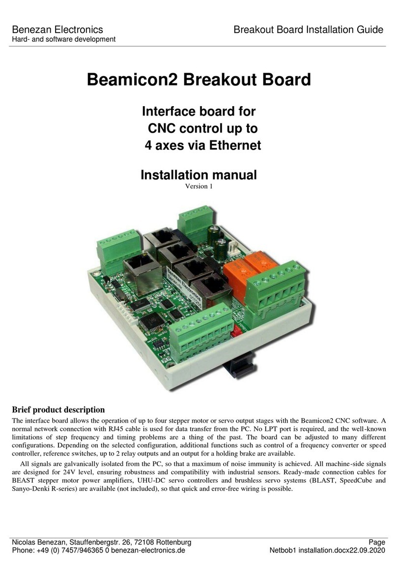 Benezan Electronics Beamicon2 IoExt1 User manual