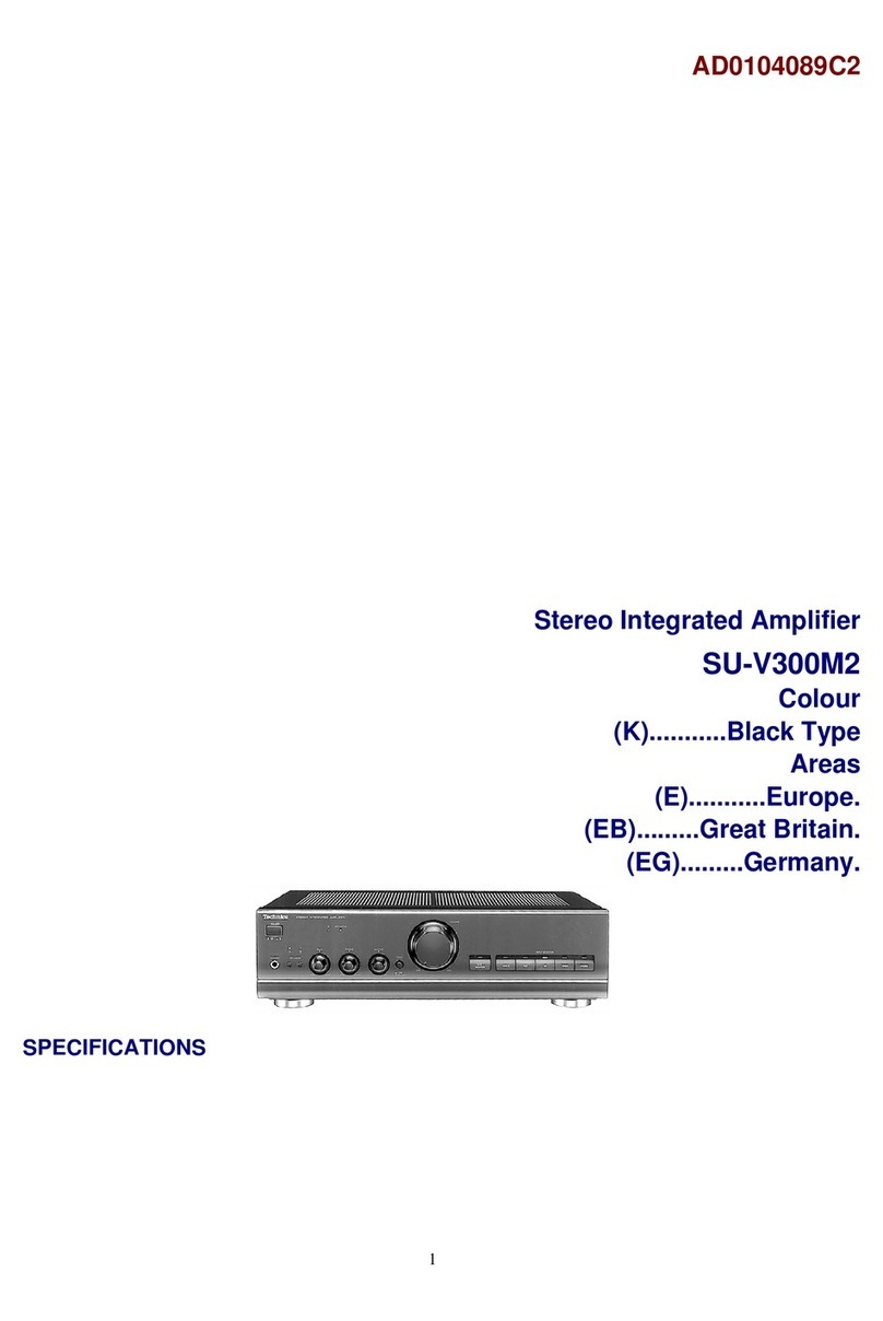 Technics SU-V300M2 User manual