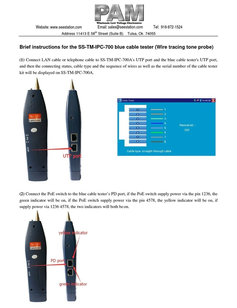 PAM SS-TM-IPC-700 Brief instructions