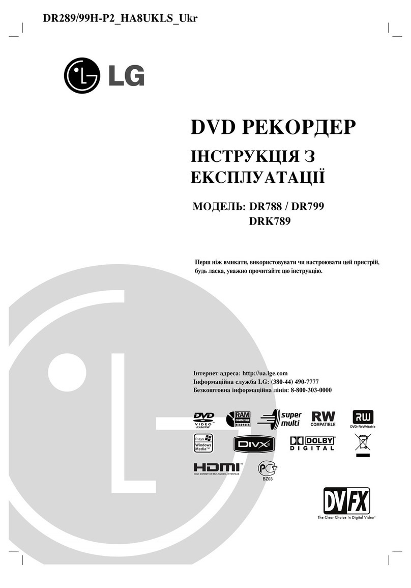 LG DR788 owner's manual