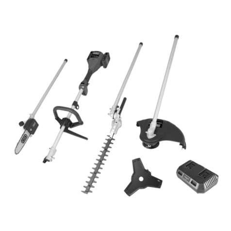 Scheppach MFH380-20Li Dual Assembly instructions