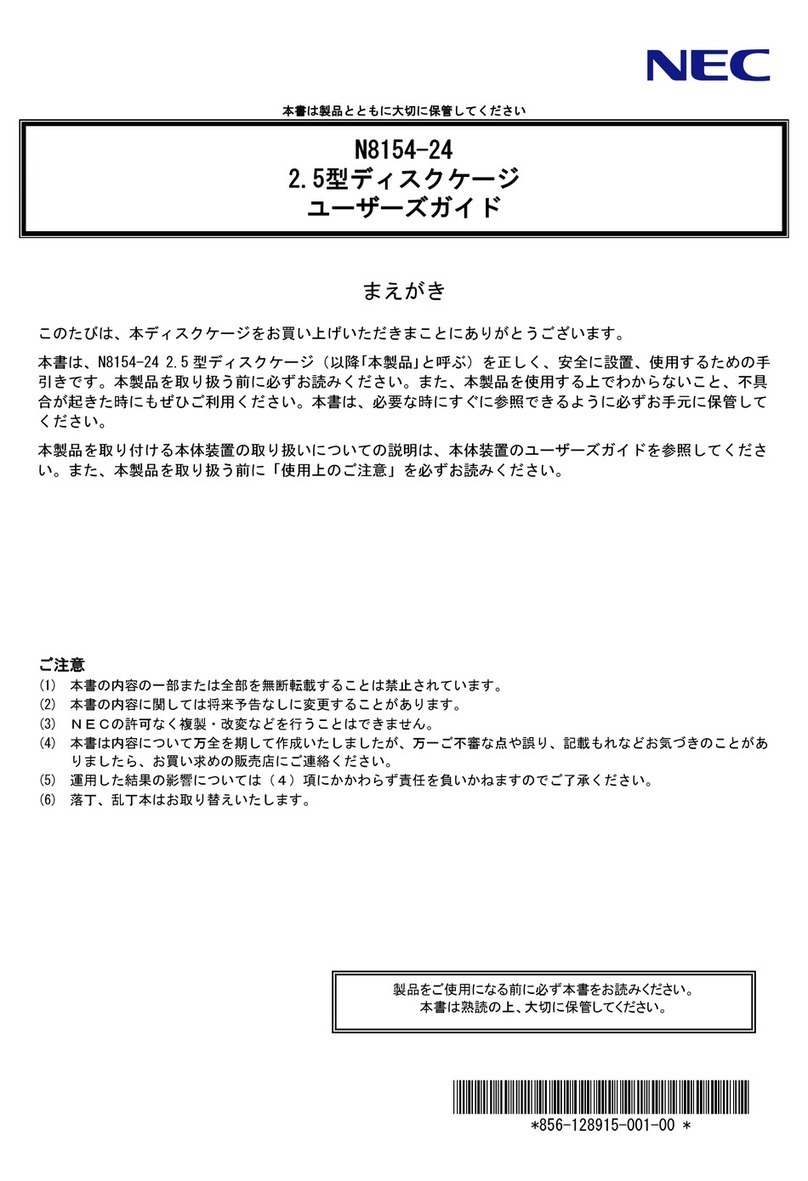 NEC N8154-24 User manual