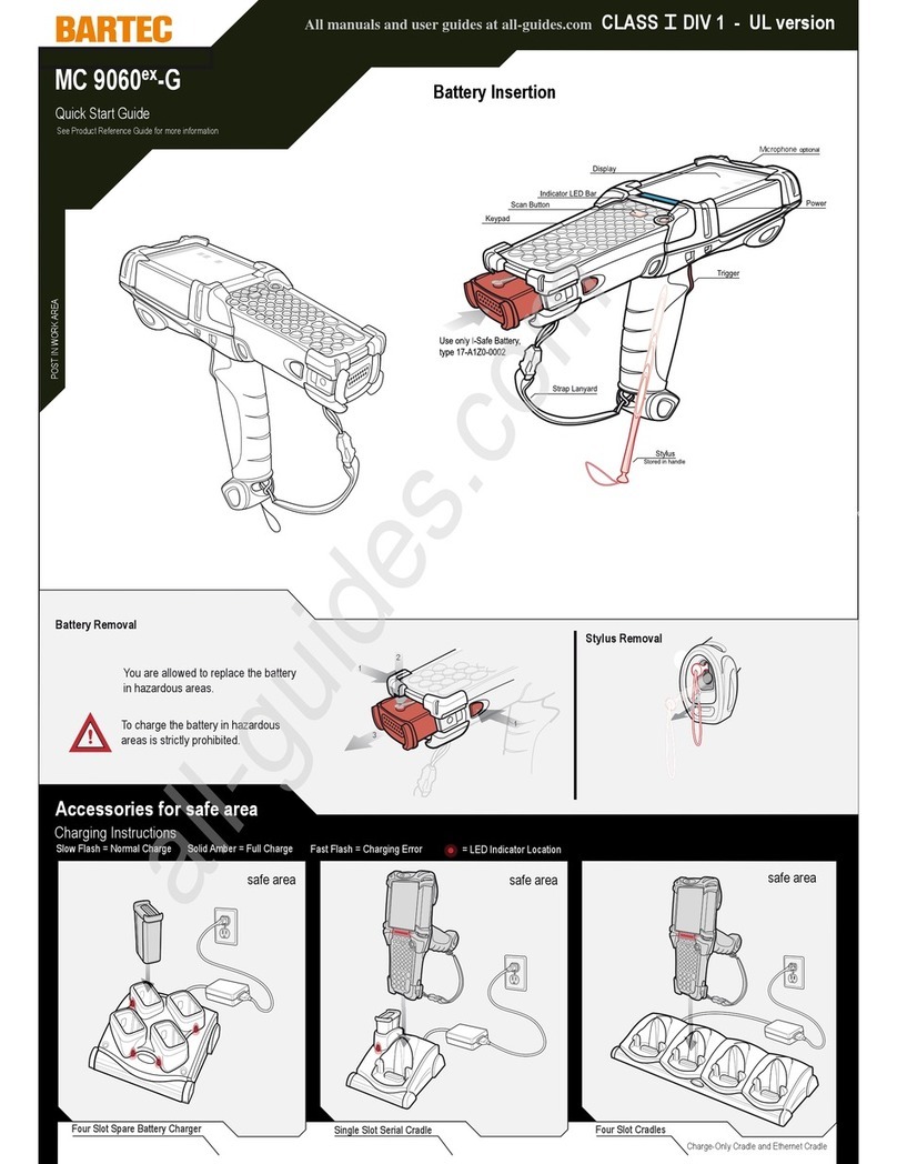 Bartec MC 9060ex-G User manual Bartec MC 9060ex-G User manual