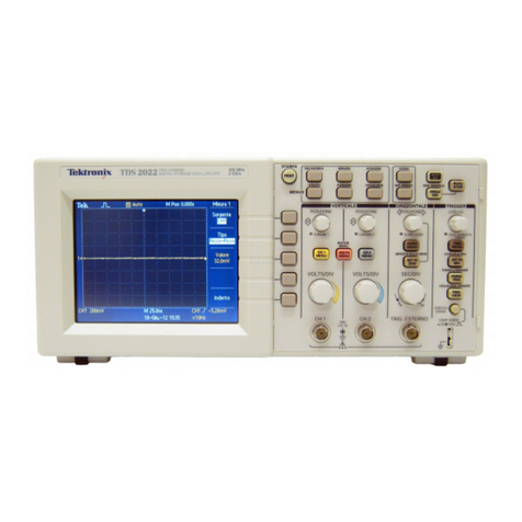 Tektronix TDS200 Series Operating and maintenance manual