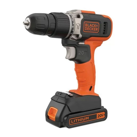 BLACK DECKER BCD704 manual