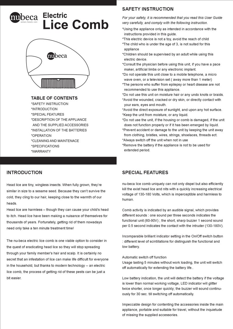 nubeca EL-1002 user guide