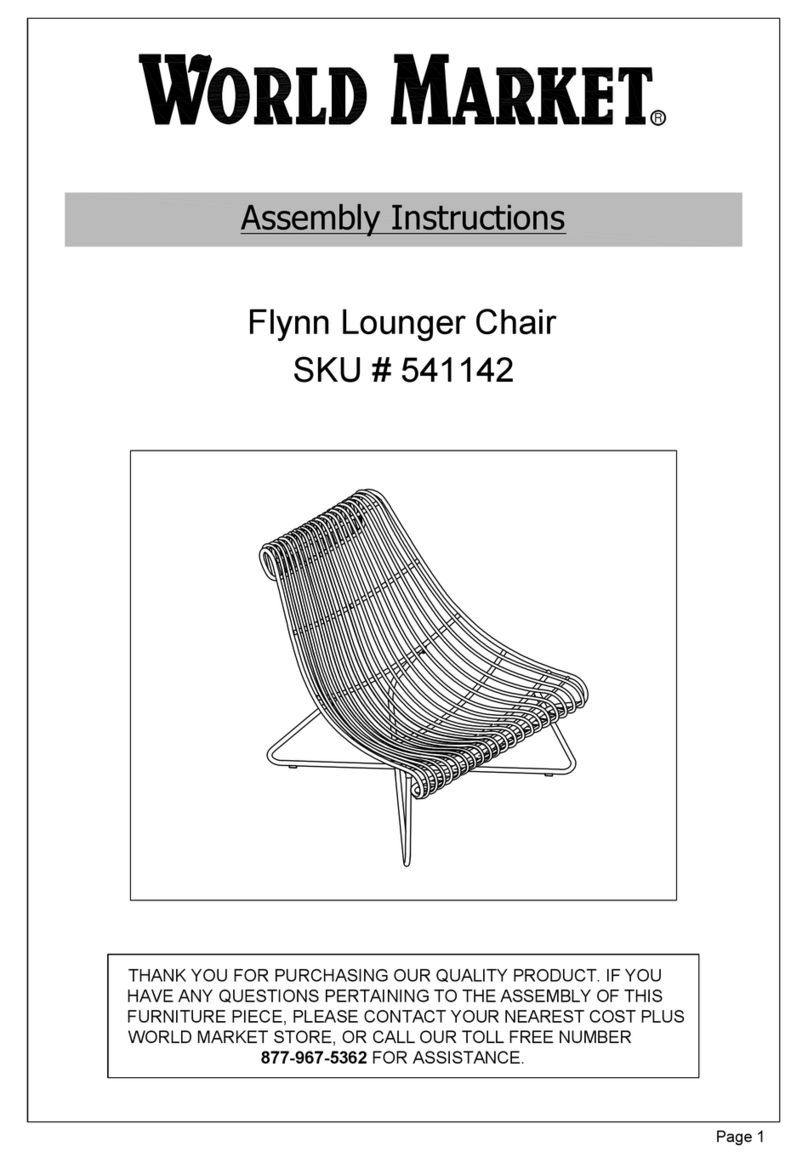 World Market Flynn 541142 Assembly instructions World Market Flynn 541142 Assembly instructions