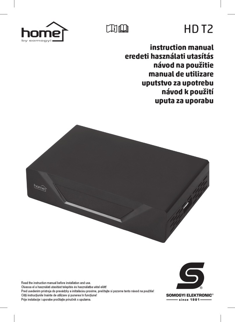 Somogyi home HD T2 instruction manual
