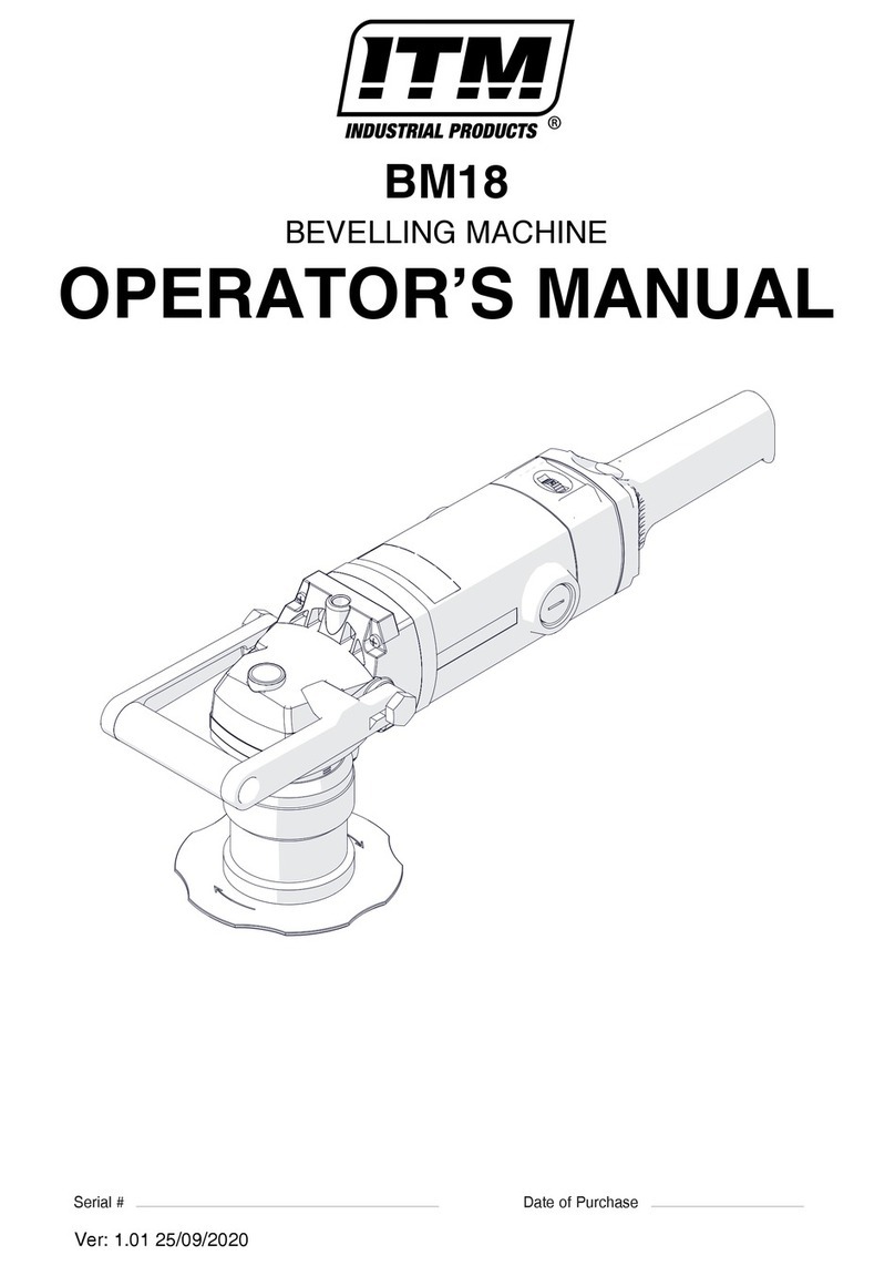 Itm BM18 Operator's manual