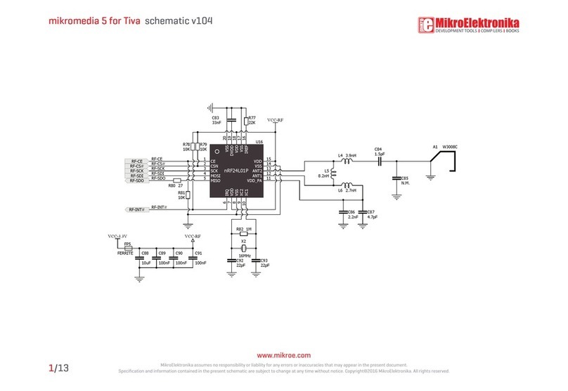 mikroElektronika mikromedia 5 for Tiva User manual