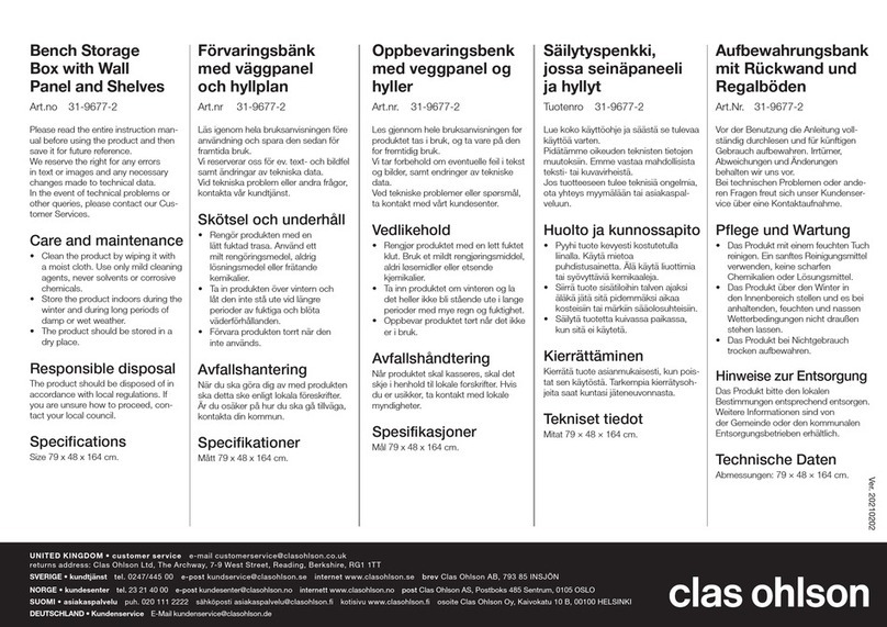 Clas Ohlson 31-9677-2 User manual