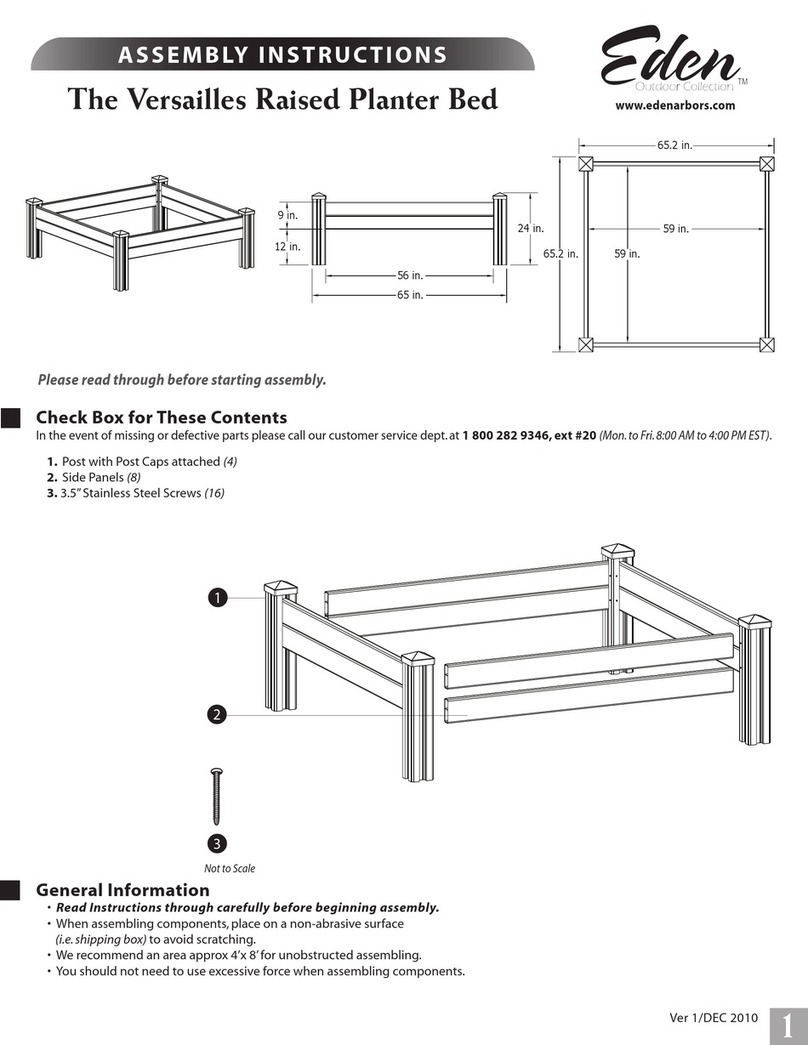 Eden Versailles Assembly instructions