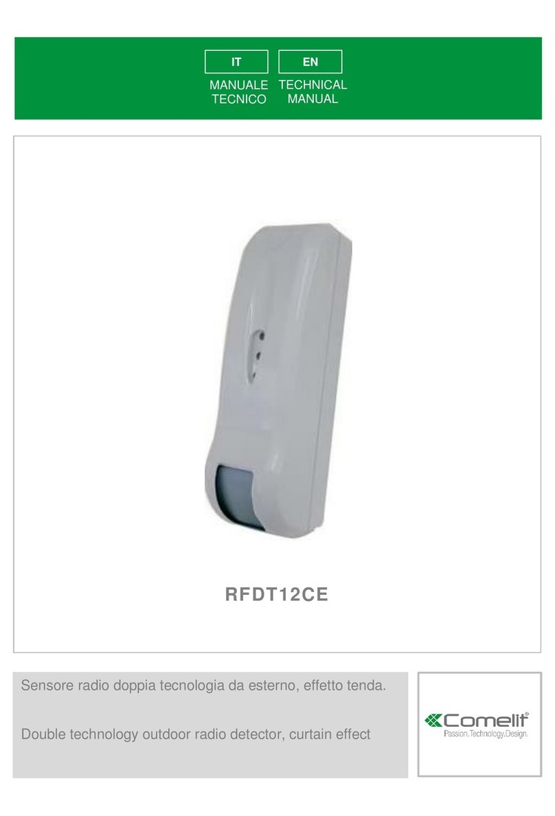Comelit RFDT12CE User manual