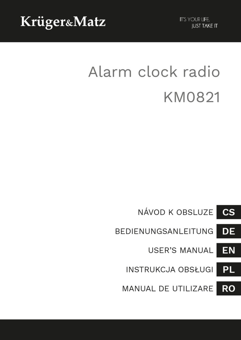 Krüger & Matz KM0821 user manual