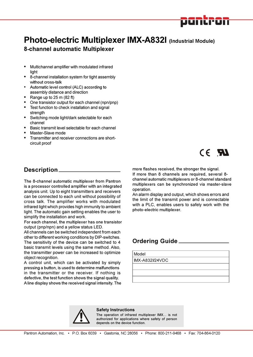 Pantron IMX-A832I manual