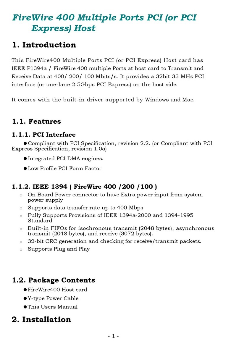 Ableconn PEX-FW101 quick start guide
