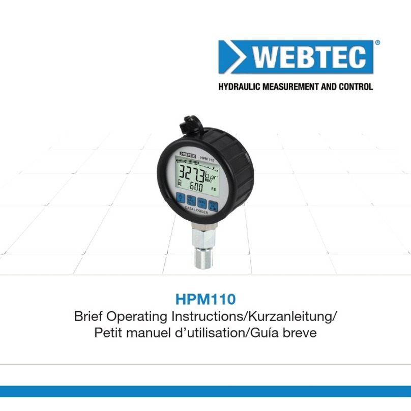WEBTEC HPM110 Technical specifications