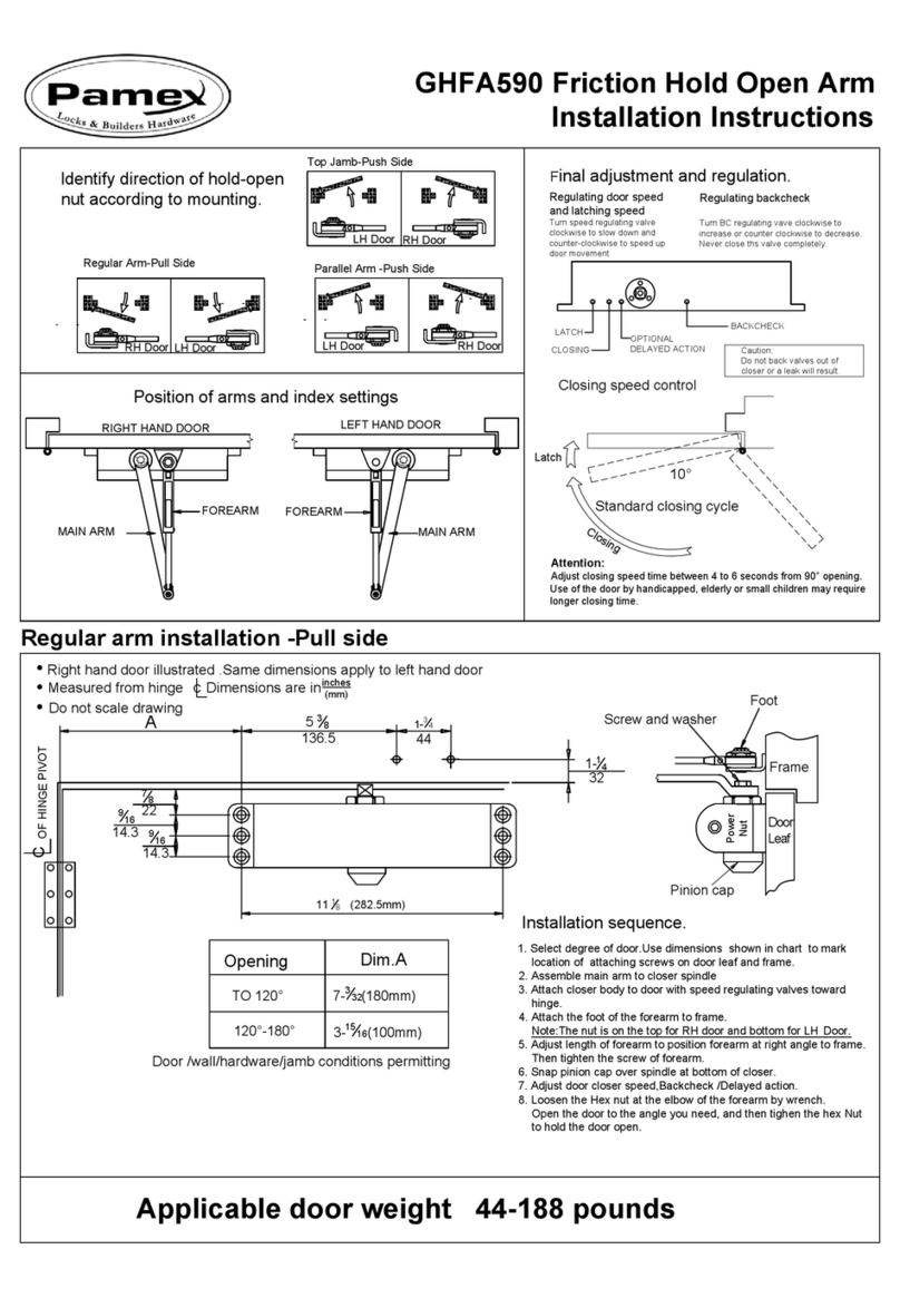 Pamex GHFA590 User manual