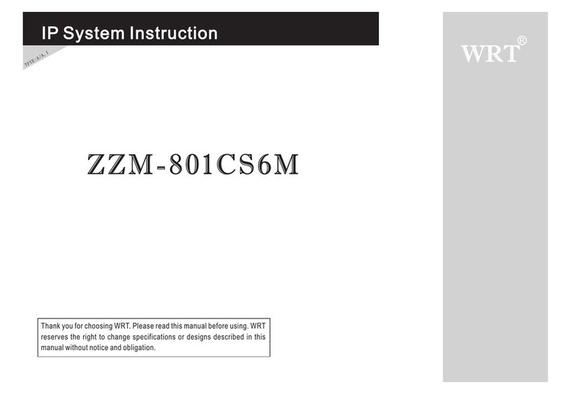 WRT ZZM-801CS6M Instruction