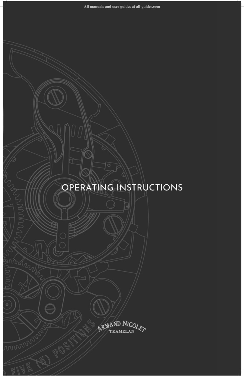 Armand Nicolet Tramelan operating instructions
