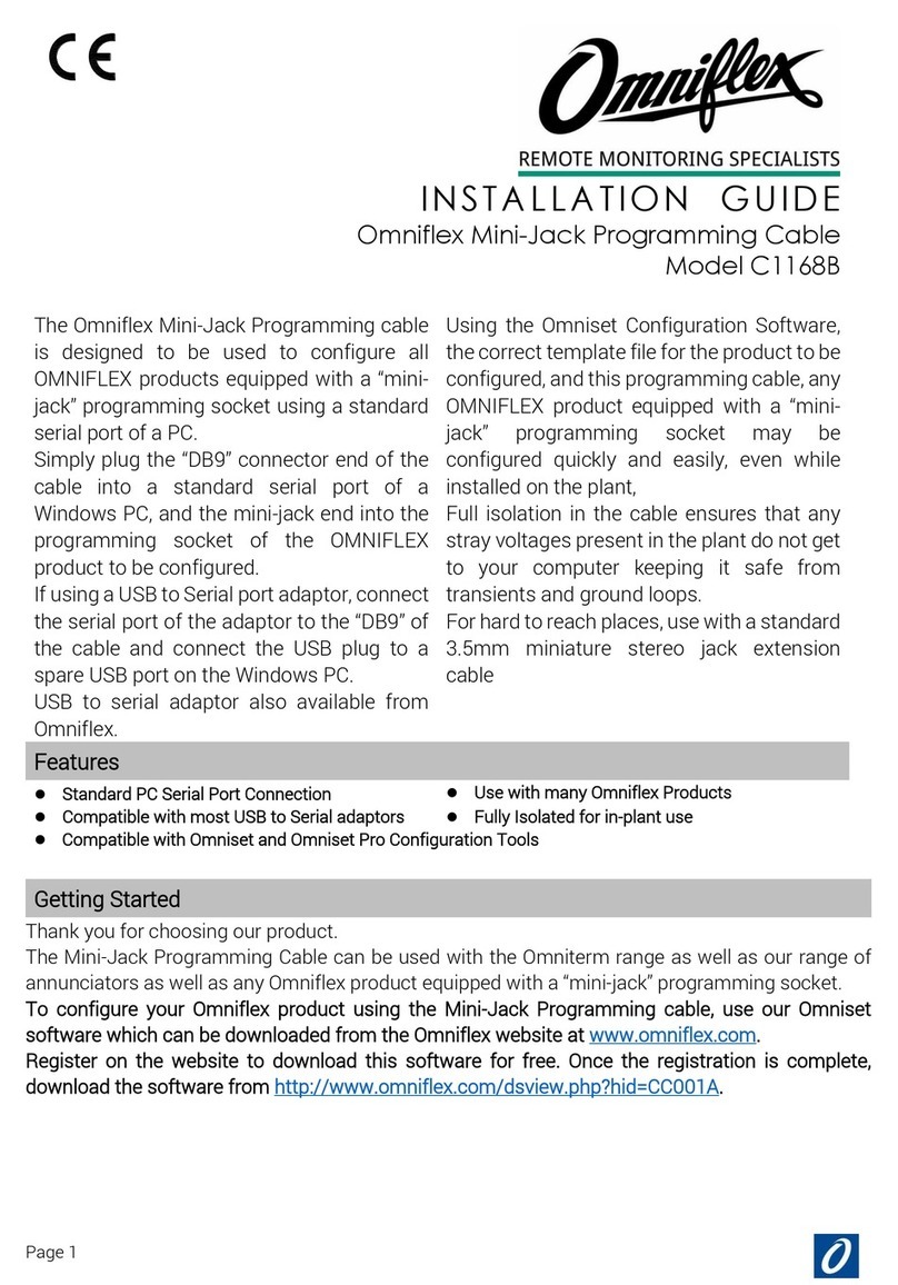Omniflex C1168B installation guide