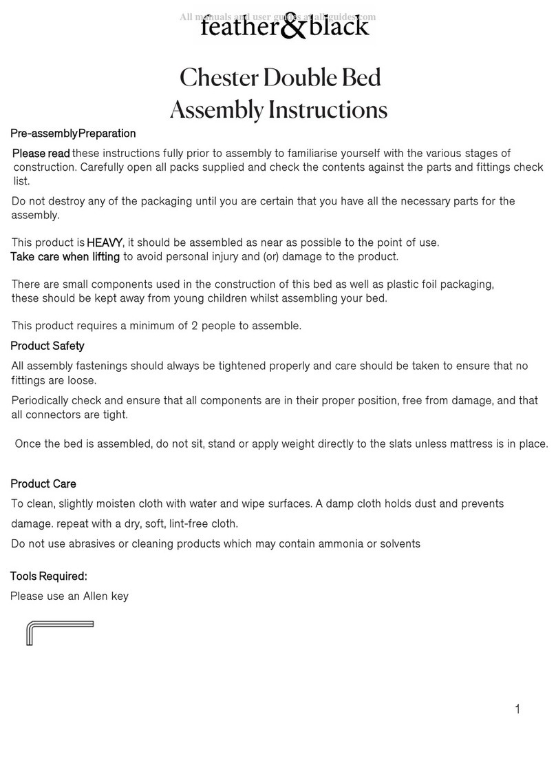 feather&black Chester Assembly instruction feather&black Chester Assembly instruction