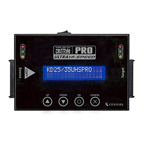 Century KD25 User manual