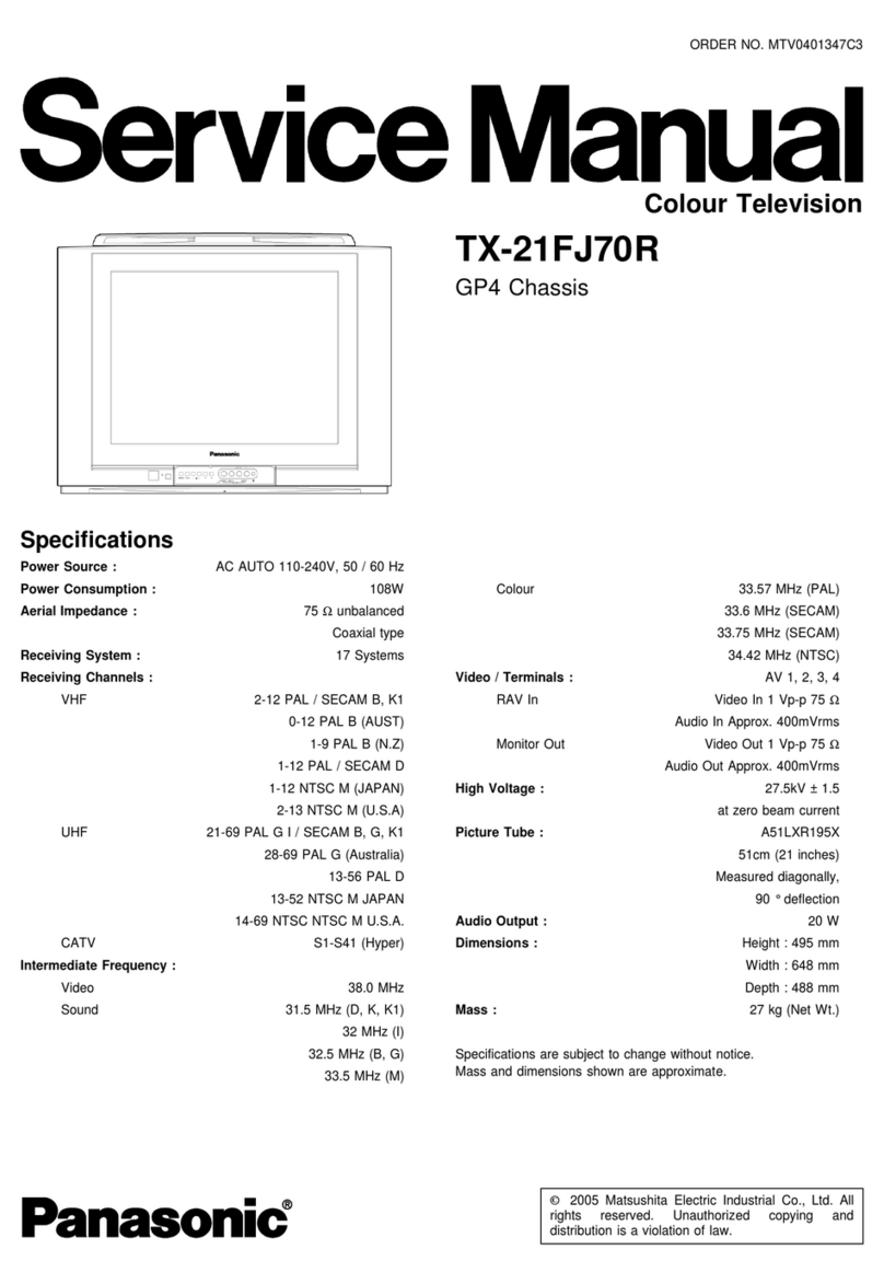 Panasonic TX-21FJ70R User manual
