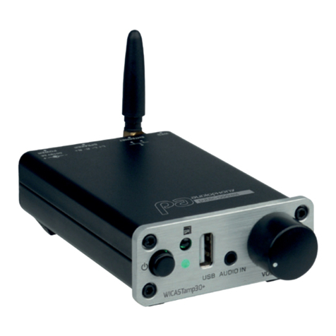 Audiophony PA WICASTamp30 Plus User manual