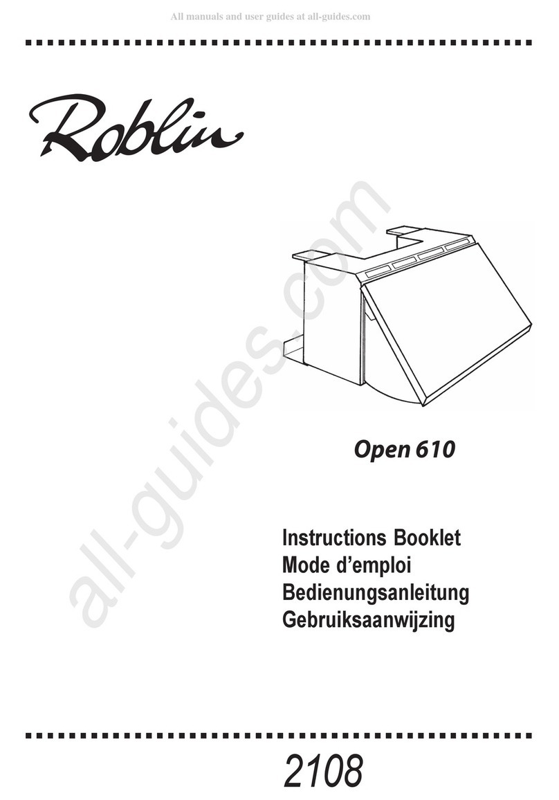 ROBLIN OPEN 610 User manual ROBLIN OPEN 610 User manual