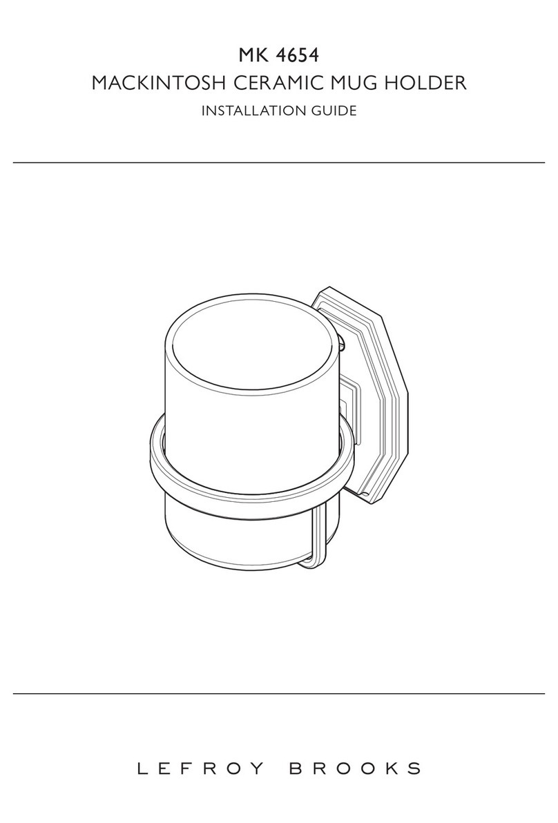 Lefroy Brooks Mackintosh MK 4654 User manual Lefroy Brooks Mackintosh MK 4654 User manual
