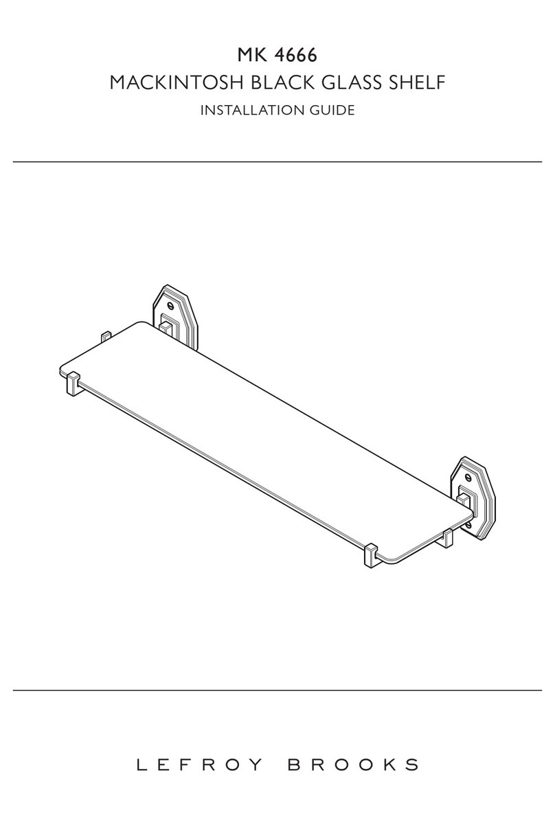 Lefroy Brooks Mackintosh MK 4666 installation guide Lefroy Brooks Mackintosh MK 4666 installation guide