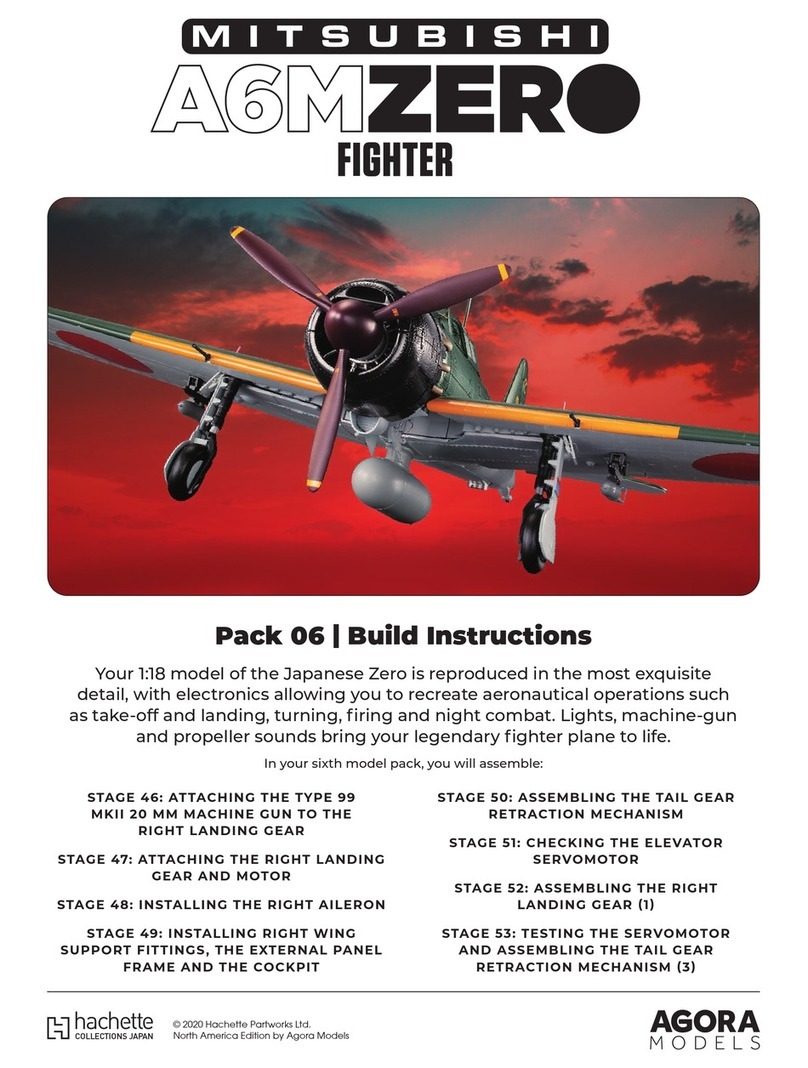Agora Models Mitsubishi A6M ZERO Fighter Build instructions