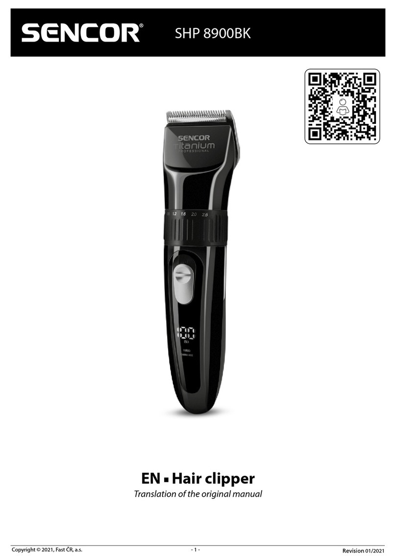 Sencor SHP 8900BK Translation of the original manual