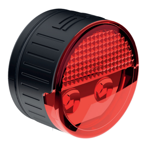 SP CONNECT ALL-ROUND LED SAFETY LIGHT RED User manual
