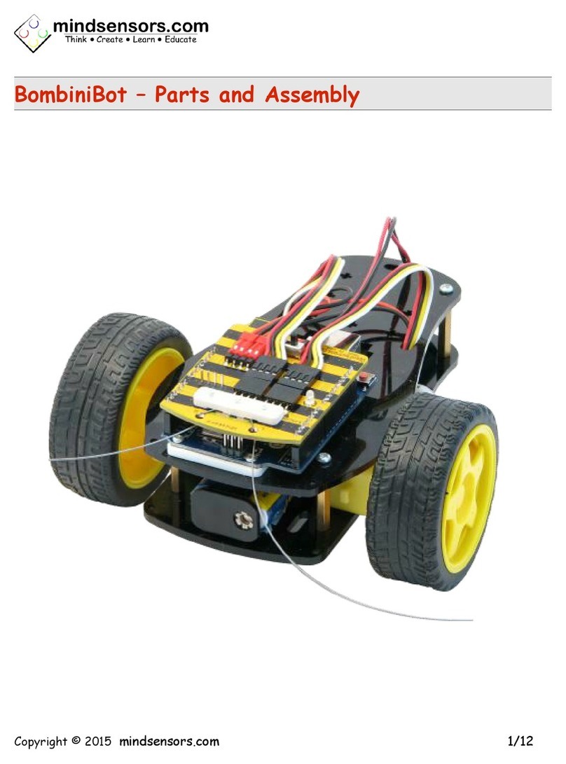 Mindsensors BombiniBot Parts and Assembly Instructions