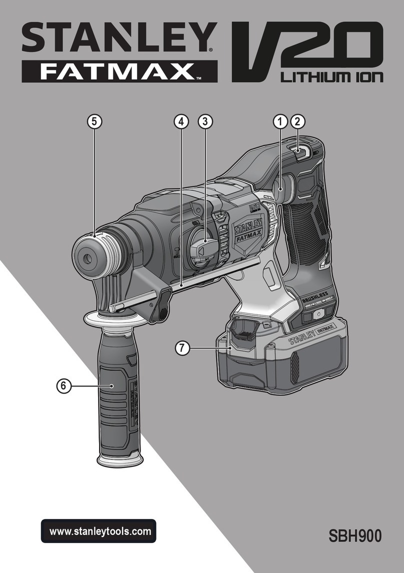 Stanley FATMAX V20 LITHIUM ION SBH900 User manual