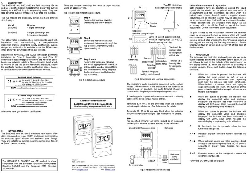 BEKA BA304NE User manual