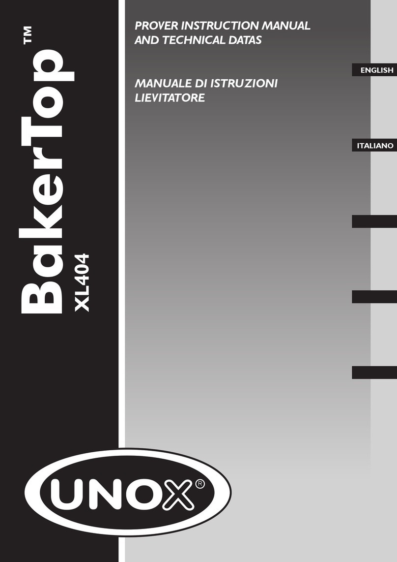 Unox BakerTop XL404 User manual Unox BakerTop XL404 User manual