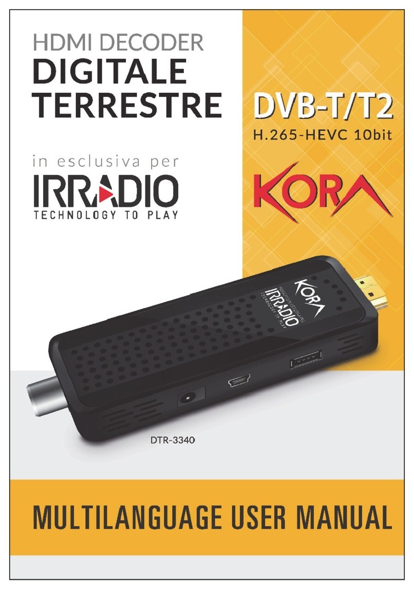 Kora DTR-3340 user manual