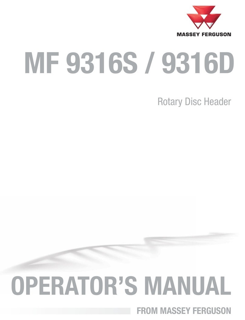 MASSEY FERGUSON MF 9316S Operator's manual