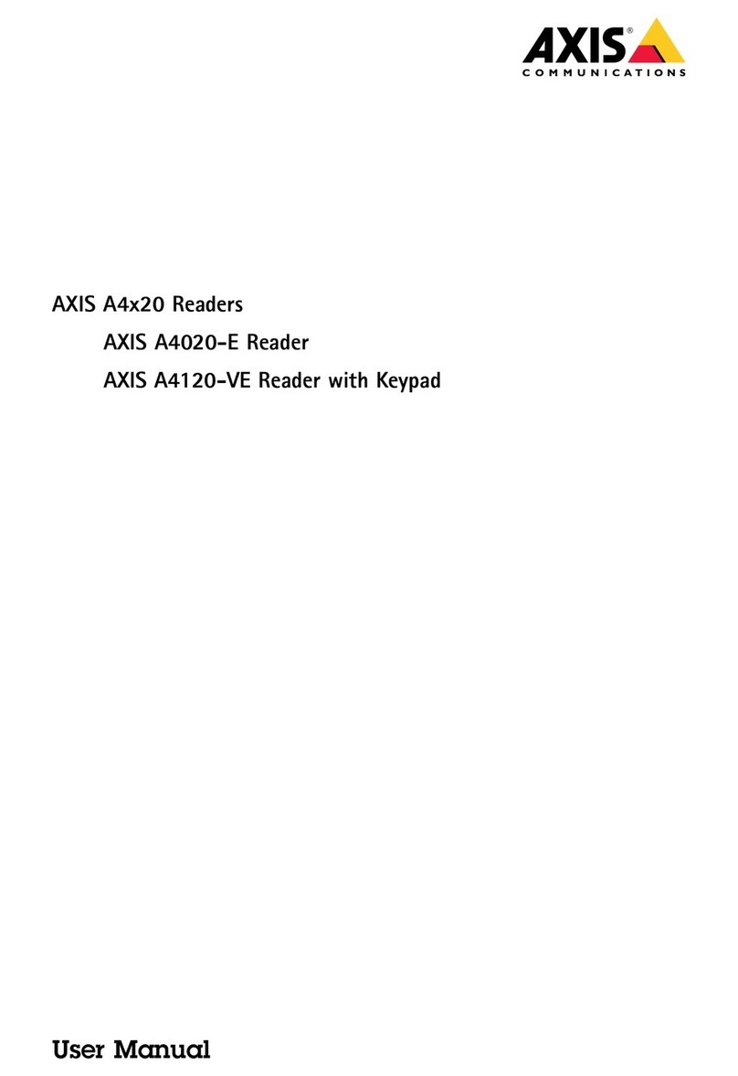 Axis A4020-E user manual