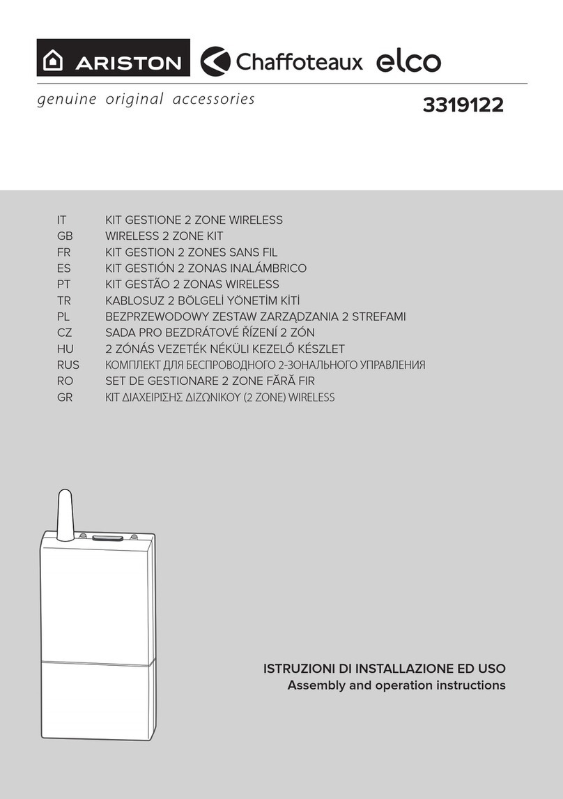 Ariston 3319122 Assembly and operation instructions