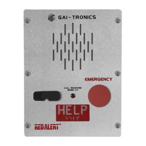 GAI-Tronics RED ALERT 397-710CB installation manual