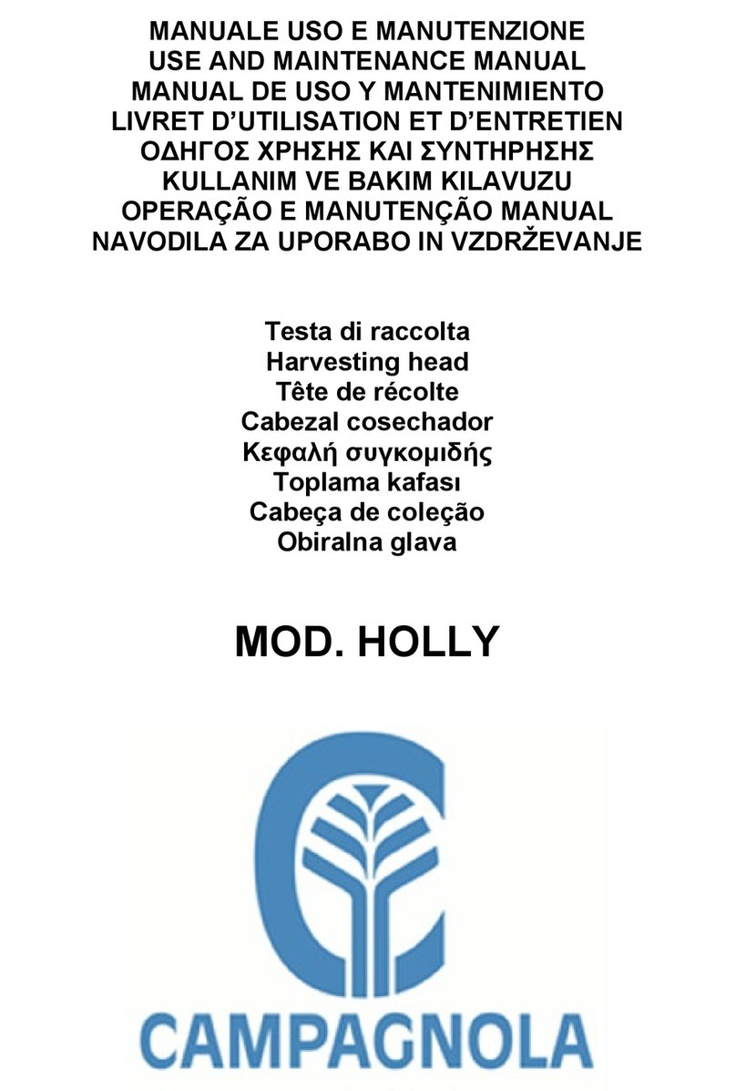 CAMPAGNOLA HOLLY Use and maintenance manual