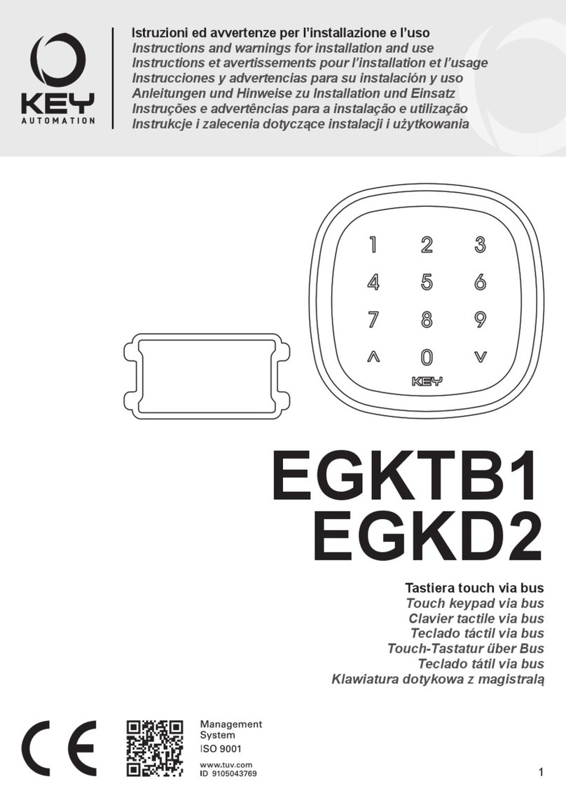 Keyautomation EGKTB1 Technical specifications