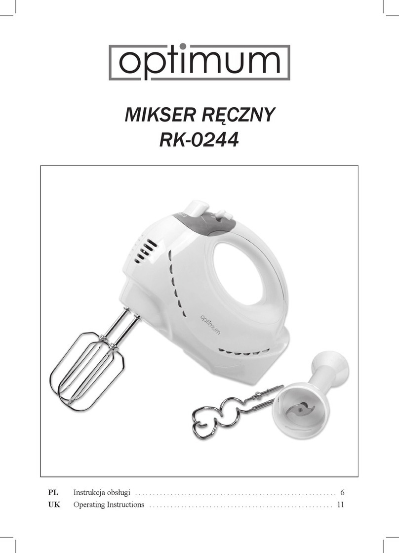 Optimum RK-0244 operating instructions