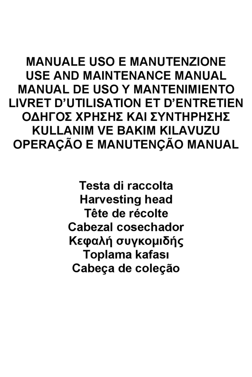 CAMPAGNOLA R165.0105 Use and maintenance manual